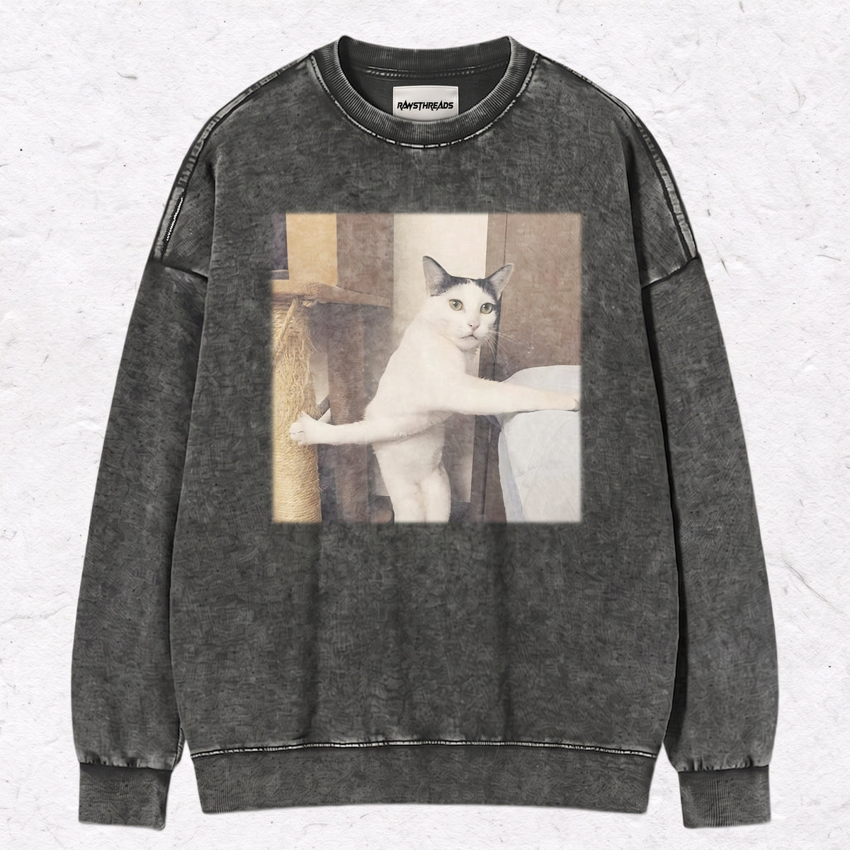 SILLY STANDING CAT TEE & SWEAT & HOOD