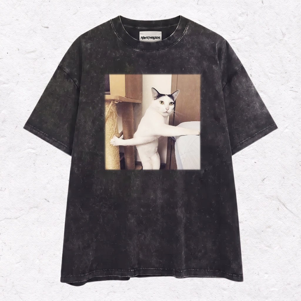 SILLY STANDING CAT TEE & SWEAT & HOOD