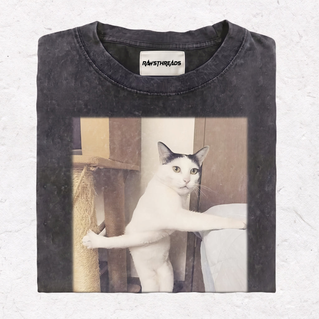 SILLY STANDING CAT TEE & SWEAT & HOOD