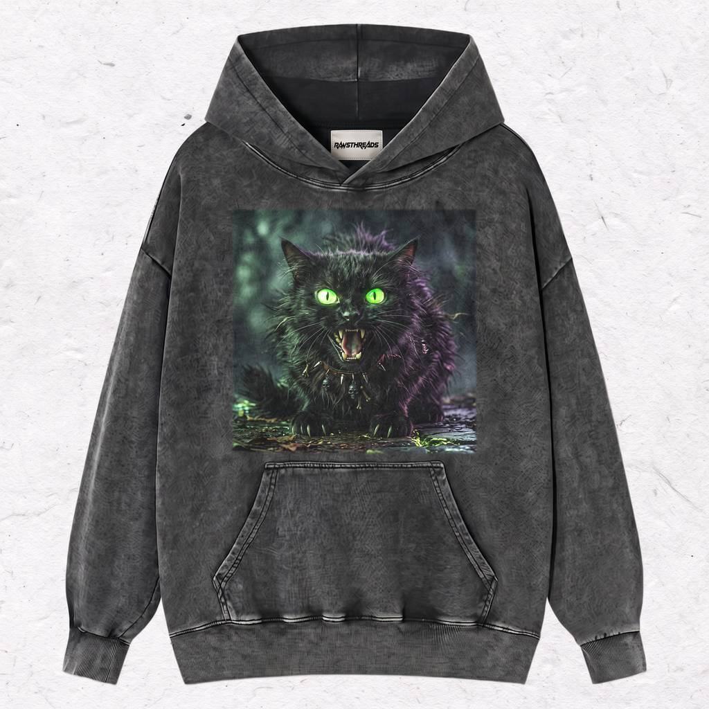 FEROCIOUS GOTHIC KITTY TEE & SWEAT & HOOD