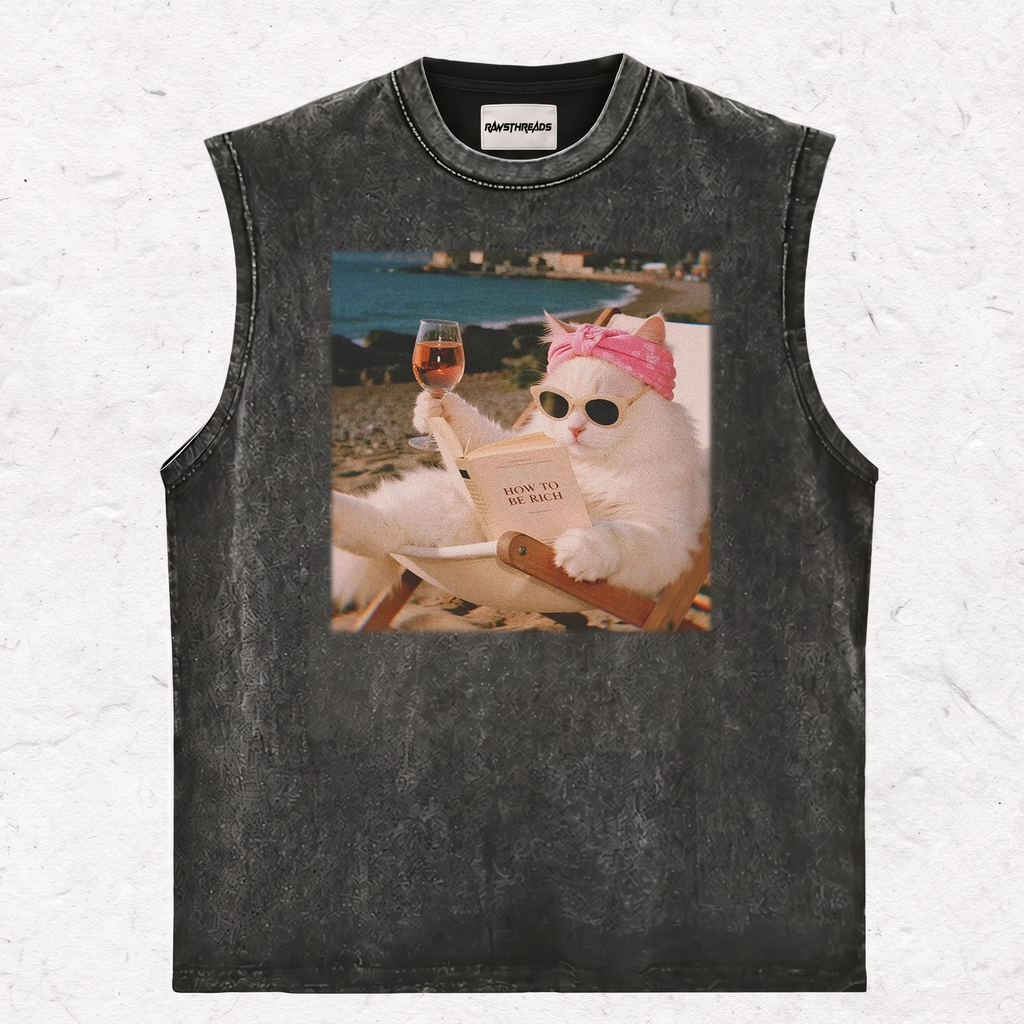 LUXURY BEACH CAT TEE & SWEAT & HOOD