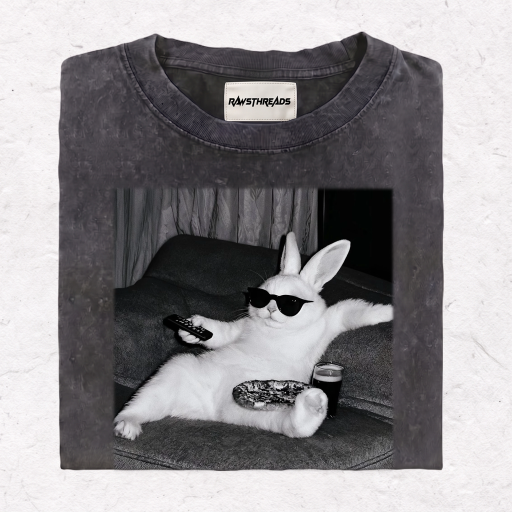 LAZY HOME BUNNY TEE & SWEAT & HOOD