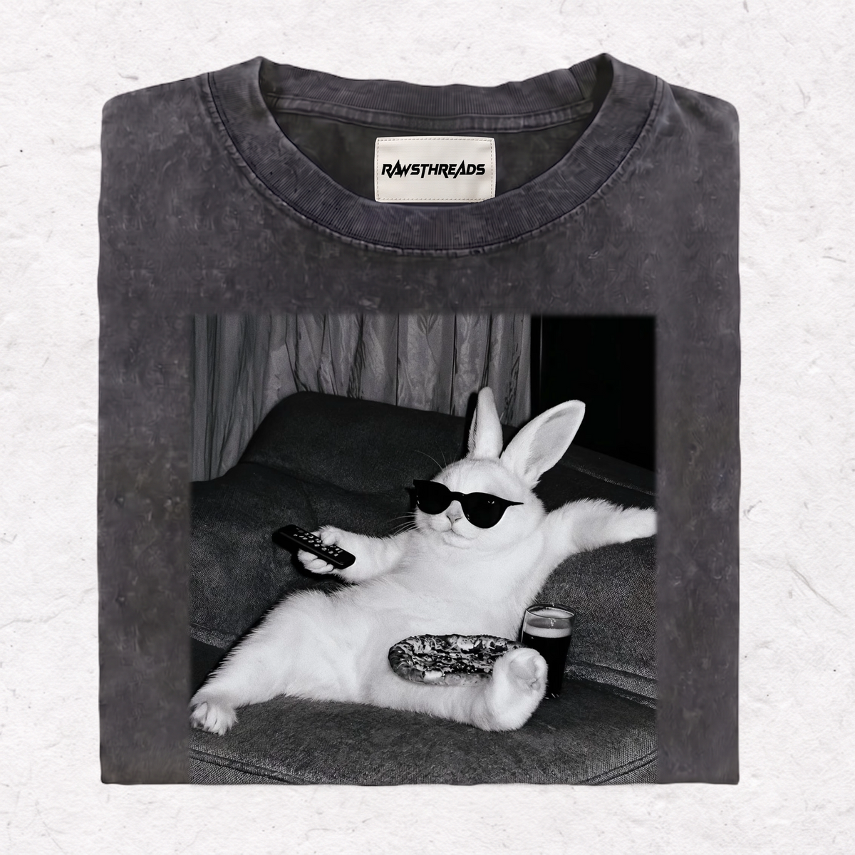 LAZY HOME BUNNY TEE & SWEAT & HOOD