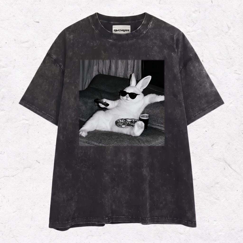 LAZY HOME BUNNY TEE & SWEAT & HOOD