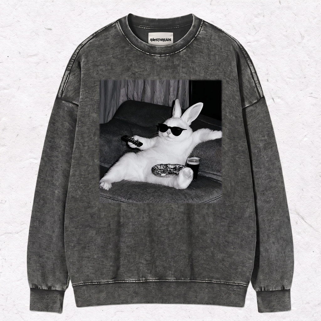 LAZY HOME BUNNY TEE & SWEAT & HOOD