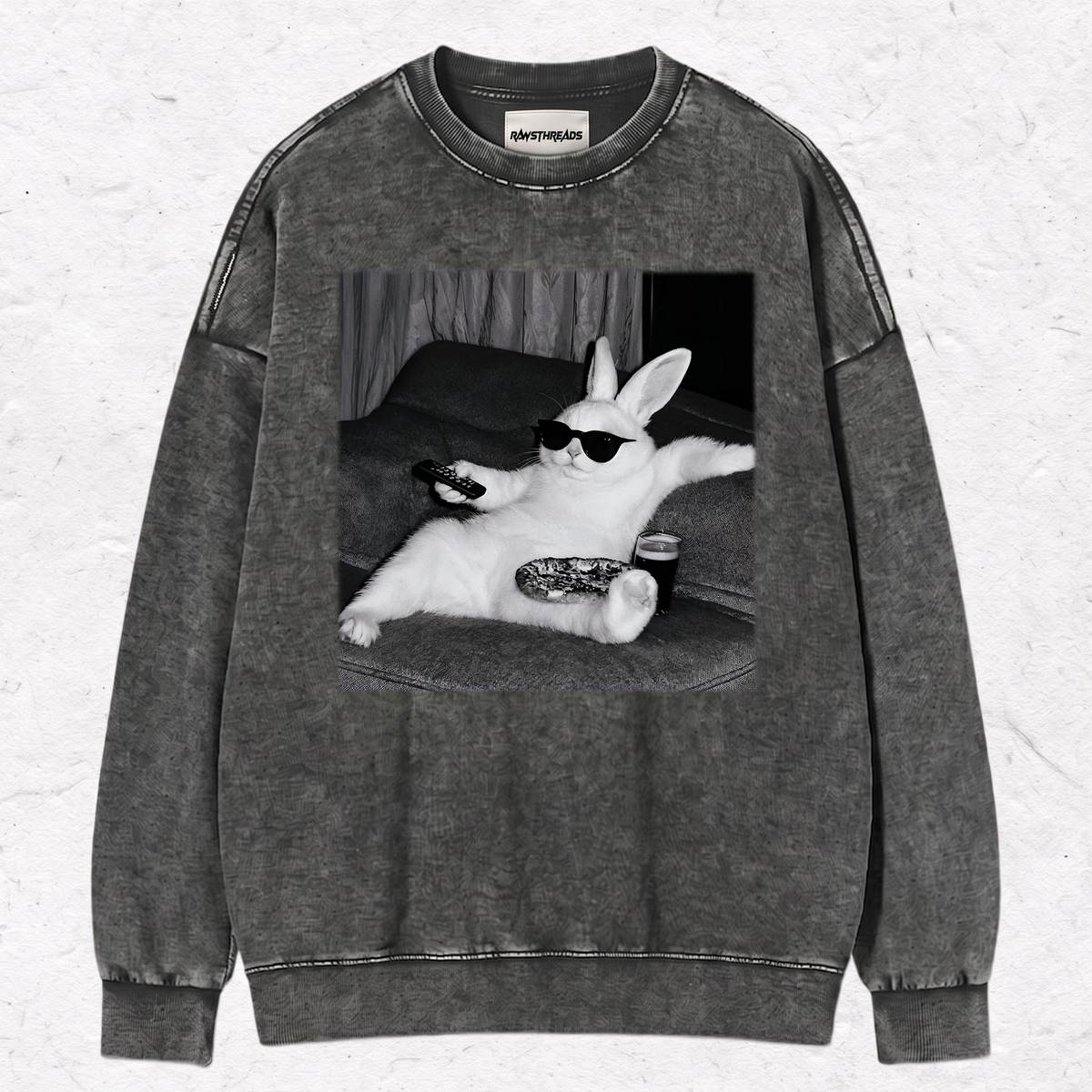 LAZY HOME BUNNY TEE & SWEAT & HOOD