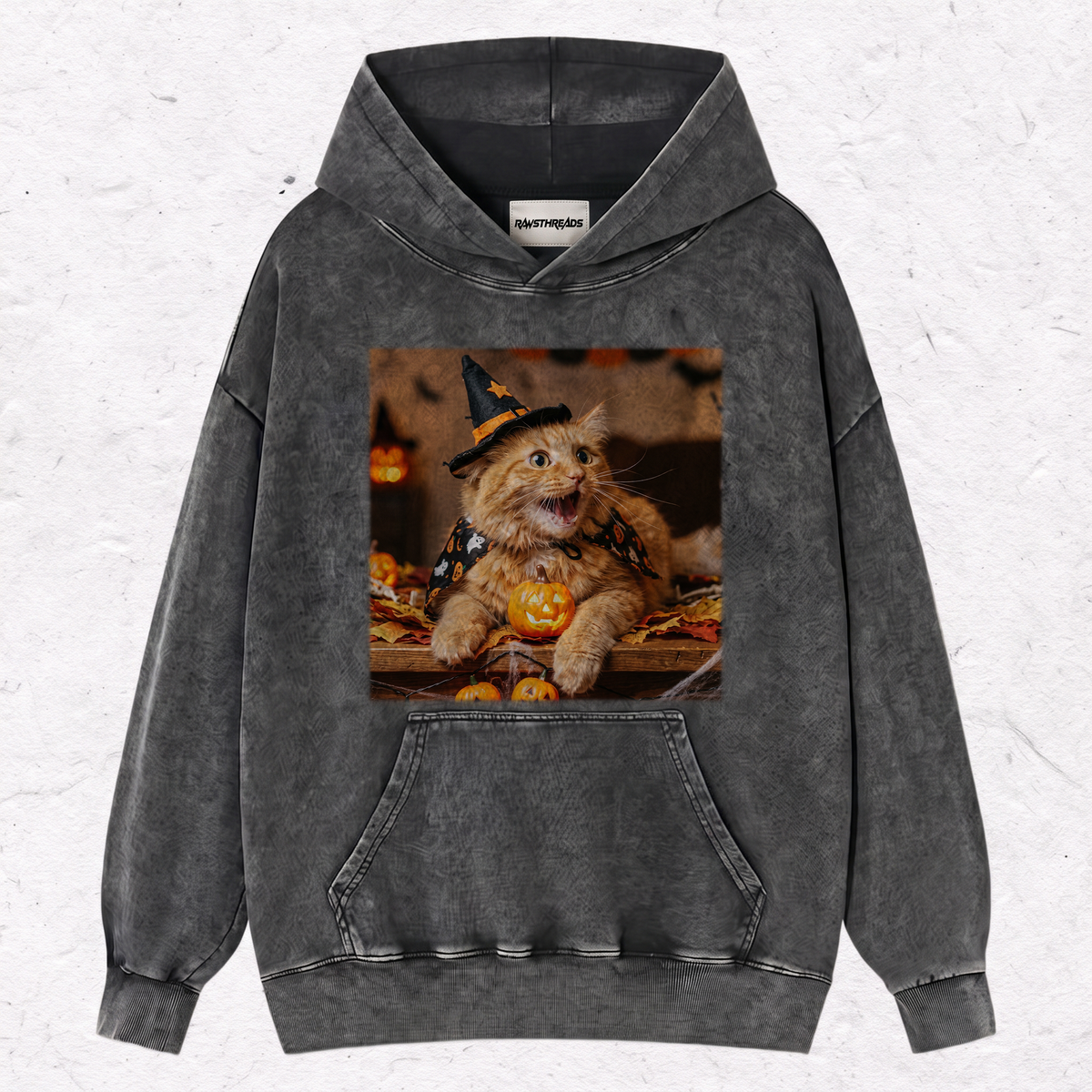 HALLOWEEN WITCH CAT TEE & SWEAT & HOOD