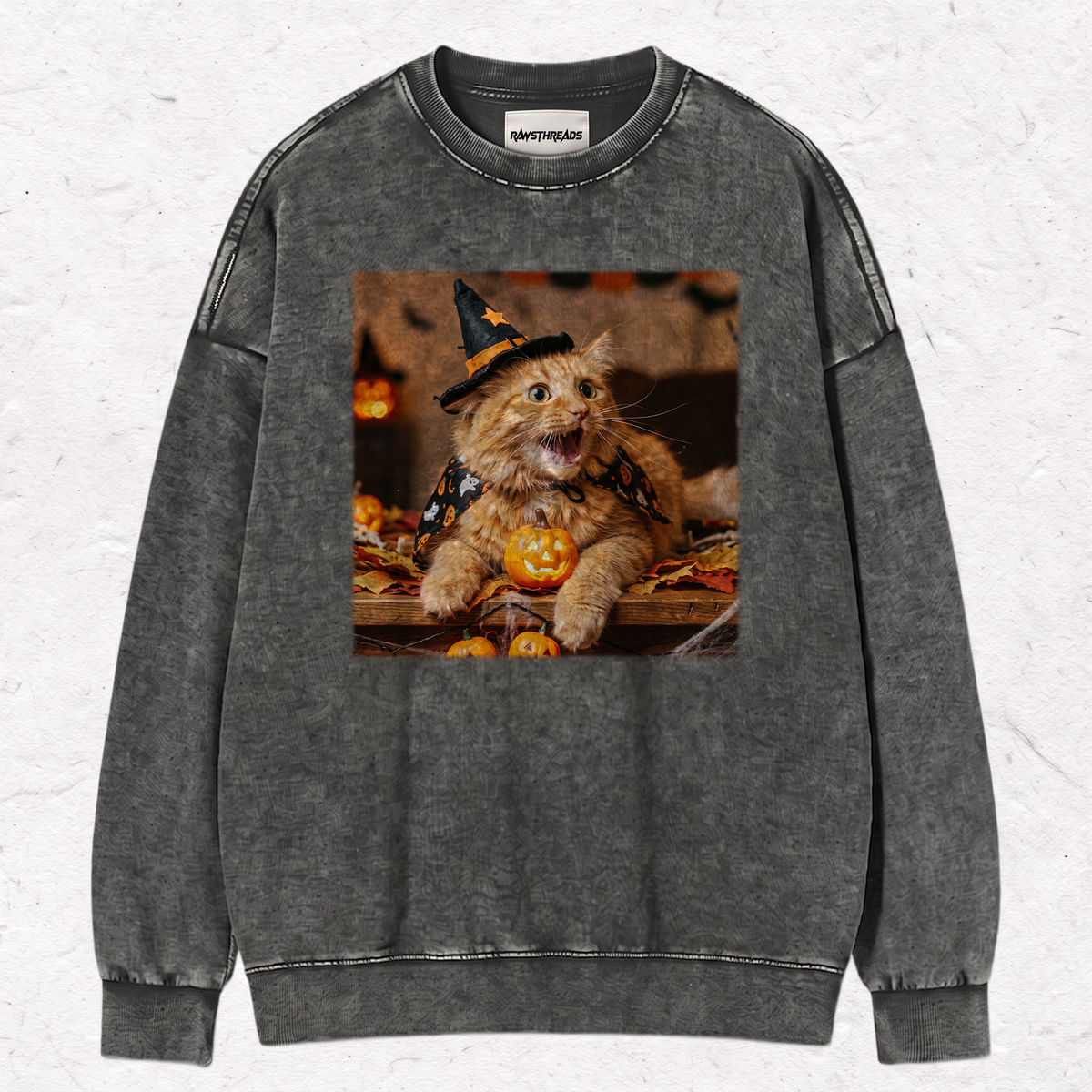 HALLOWEEN WITCH CAT TEE & SWEAT & HOOD