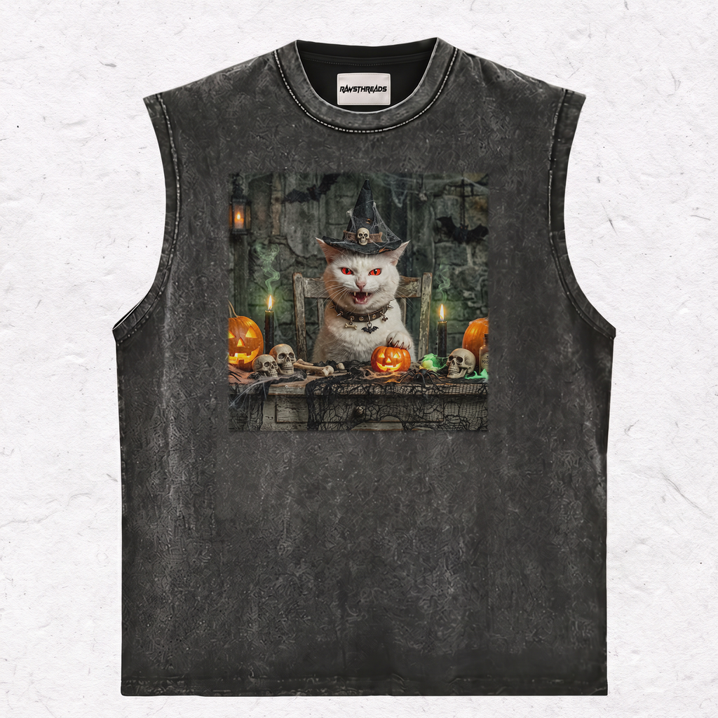 SPOOKY WIZARD KITTY TEE & SWEAT & HOOD