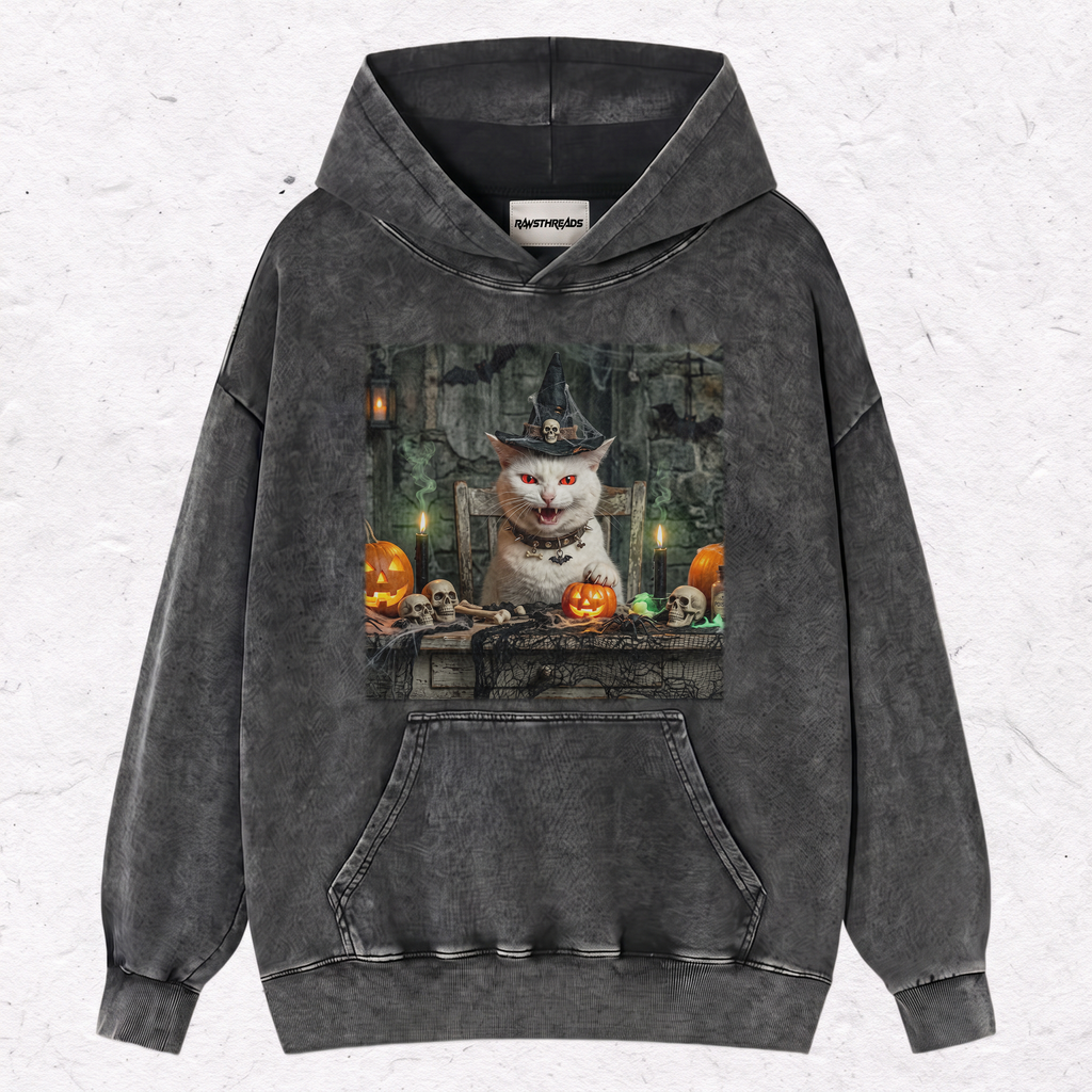 SPOOKY WIZARD KITTY TEE & SWEAT & HOOD