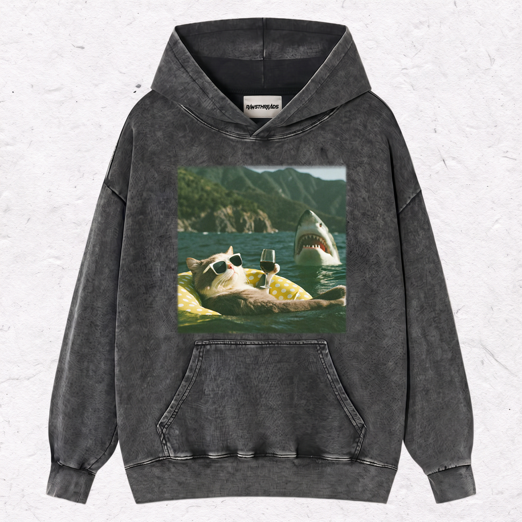 RISKY SUMMER CAT TEE & SWEAT & HOOD
