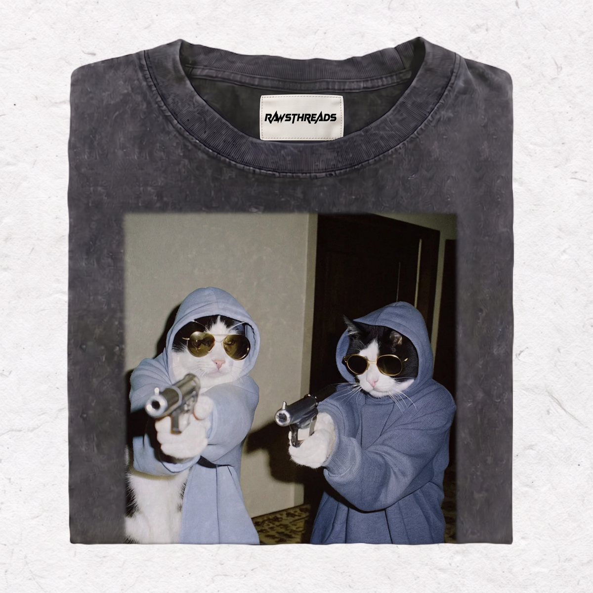 COOL GUNSLINGER FELINES TEE & SWEAT & HOOD