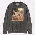 TONGUE OUT KITTY TEE & SWEAT & HOOD
