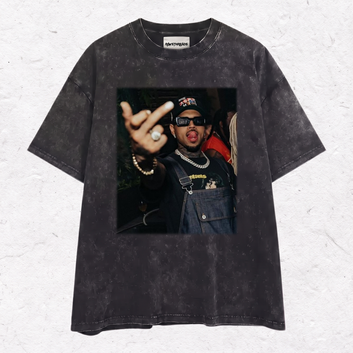 CHRIS BROWN MIDDLE FINGER TEE & SWEAT & HOOD