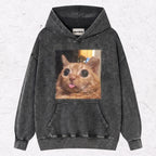 TONGUE OUT KITTY TEE & SWEAT & HOOD
