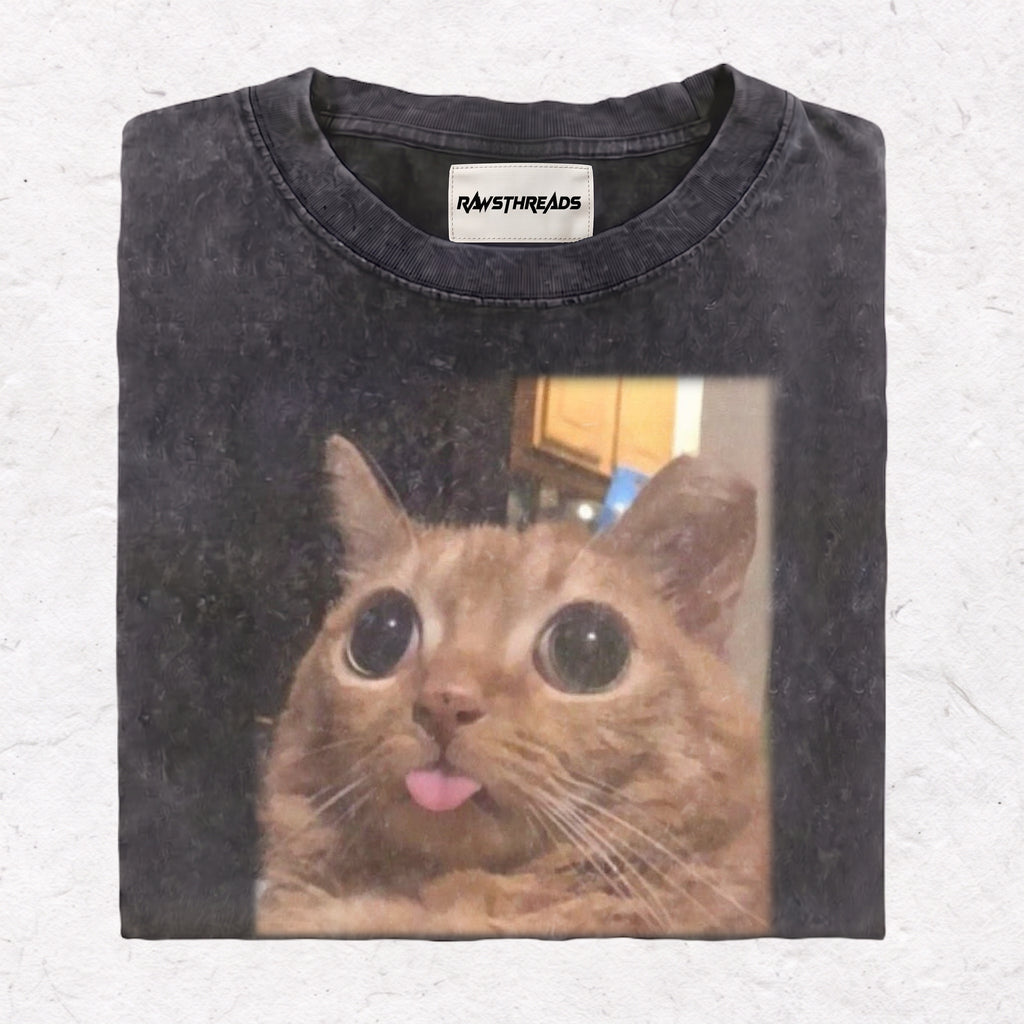 TONGUE OUT KITTY TEE & SWEAT & HOOD