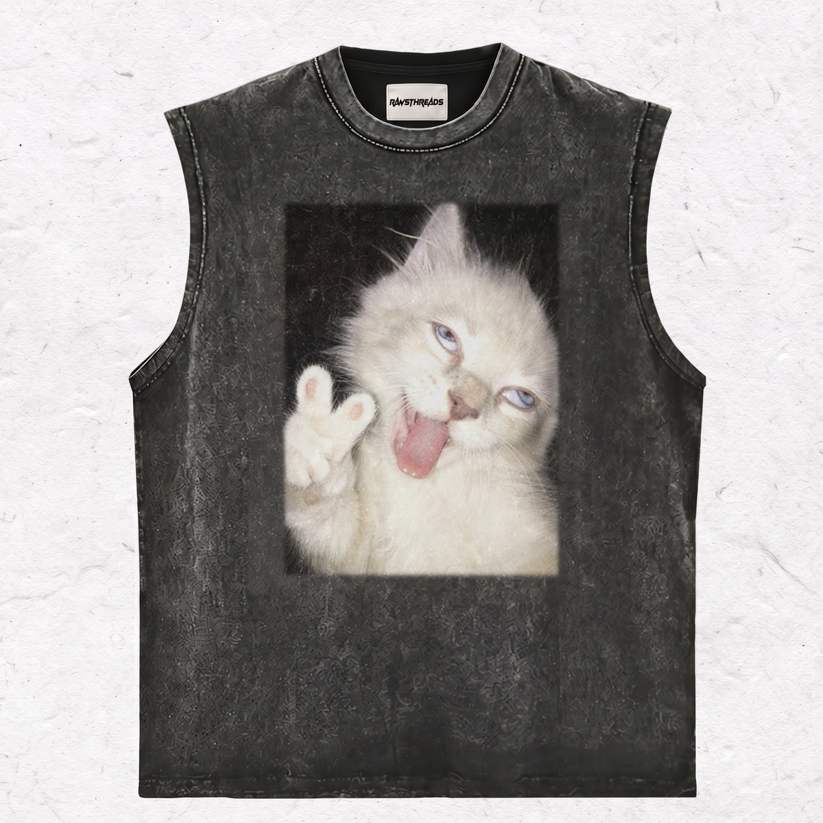 PEACE SIGN KITTEN TEE & SWEAT & HOOD