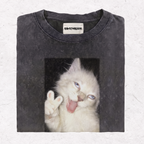PEACE SIGN KITTEN TEE & SWEAT & HOOD