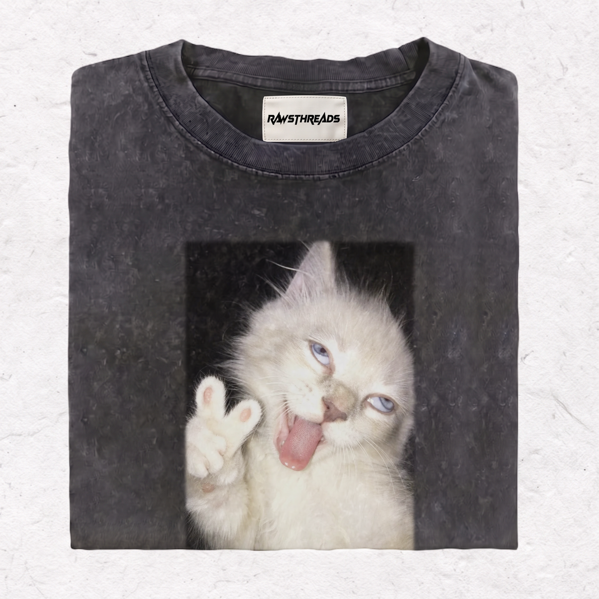 PEACE SIGN KITTEN TEE & SWEAT & HOOD