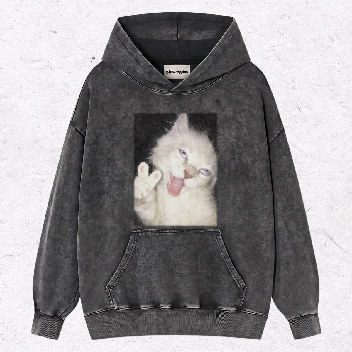 PEACE SIGN KITTEN TEE & SWEAT & HOOD