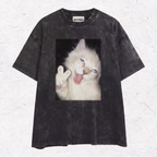 PEACE SIGN KITTEN TEE & SWEAT & HOOD