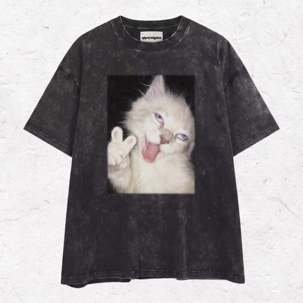 PEACE SIGN KITTEN TEE & SWEAT & HOOD
