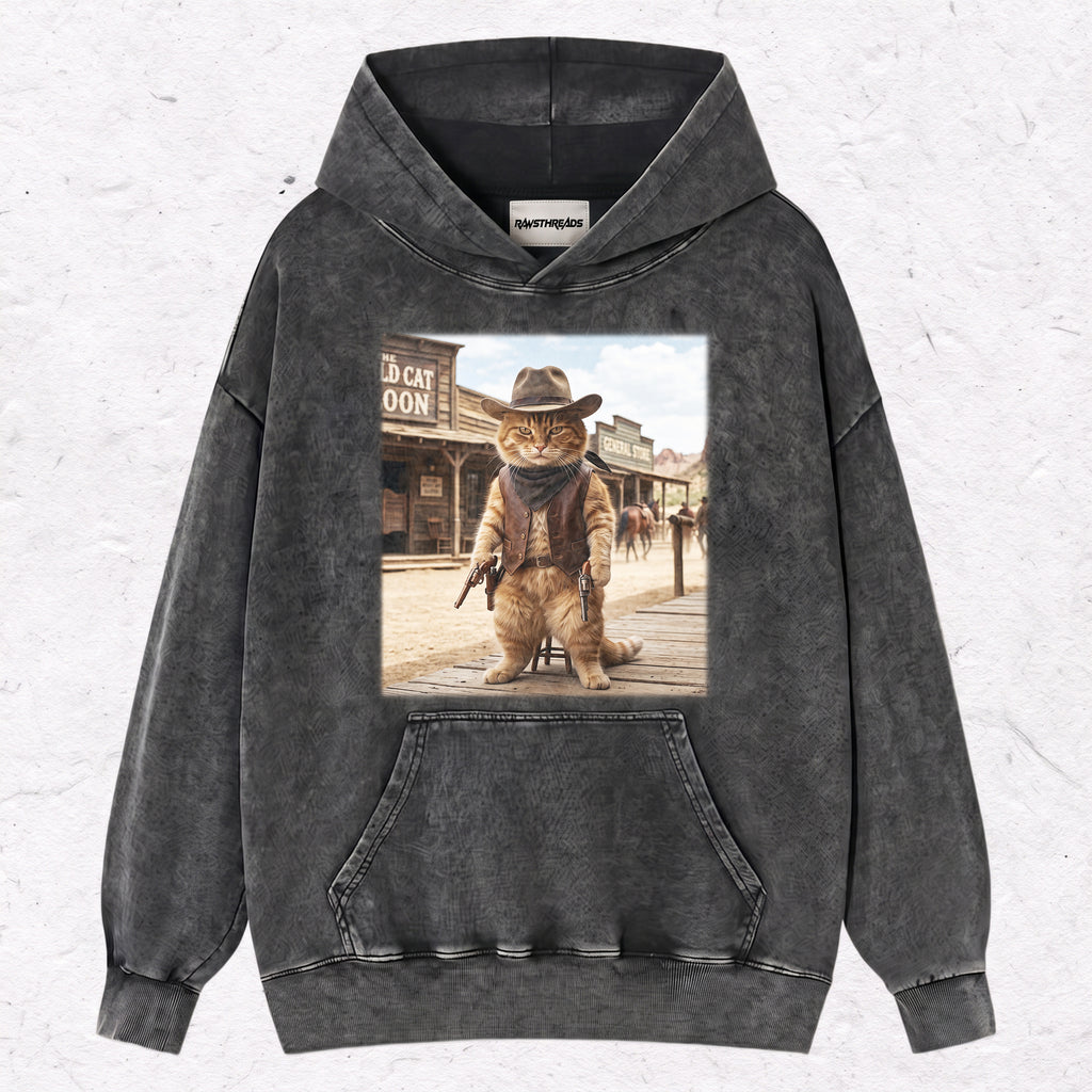 COWBOY GINGER CAT TEE & SWEAT & HOOD