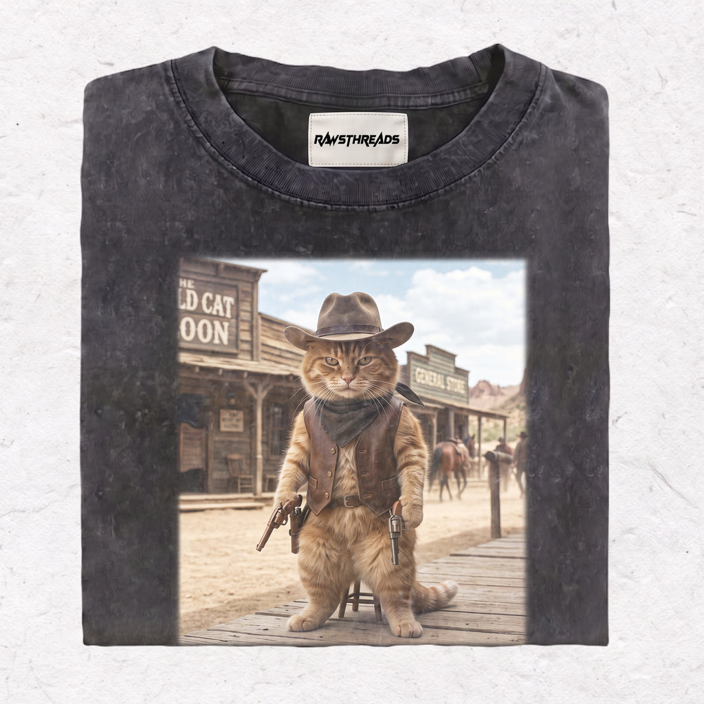 COWBOY GINGER CAT TEE & SWEAT & HOOD