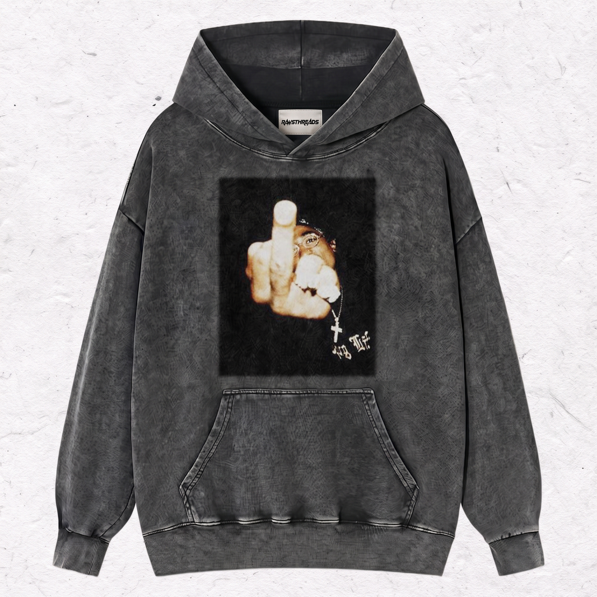2 PAC MIDDLE FINGER TEE & SWEAT & HOOD