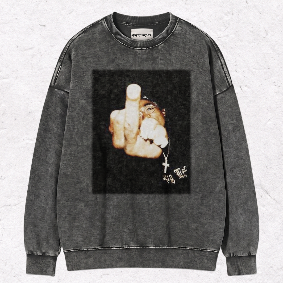 2 PAC MIDDLE FINGER TEE & SWEAT & HOOD