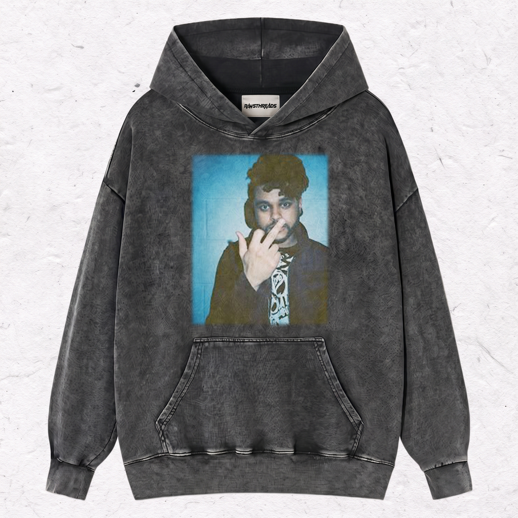THE WEEKND MIDDLE FINGER TEE & SWEAT & HOOD