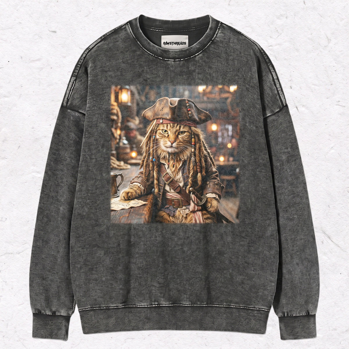 CAPTAIN PIRATE CAT TEE & SWEAT & HOOD