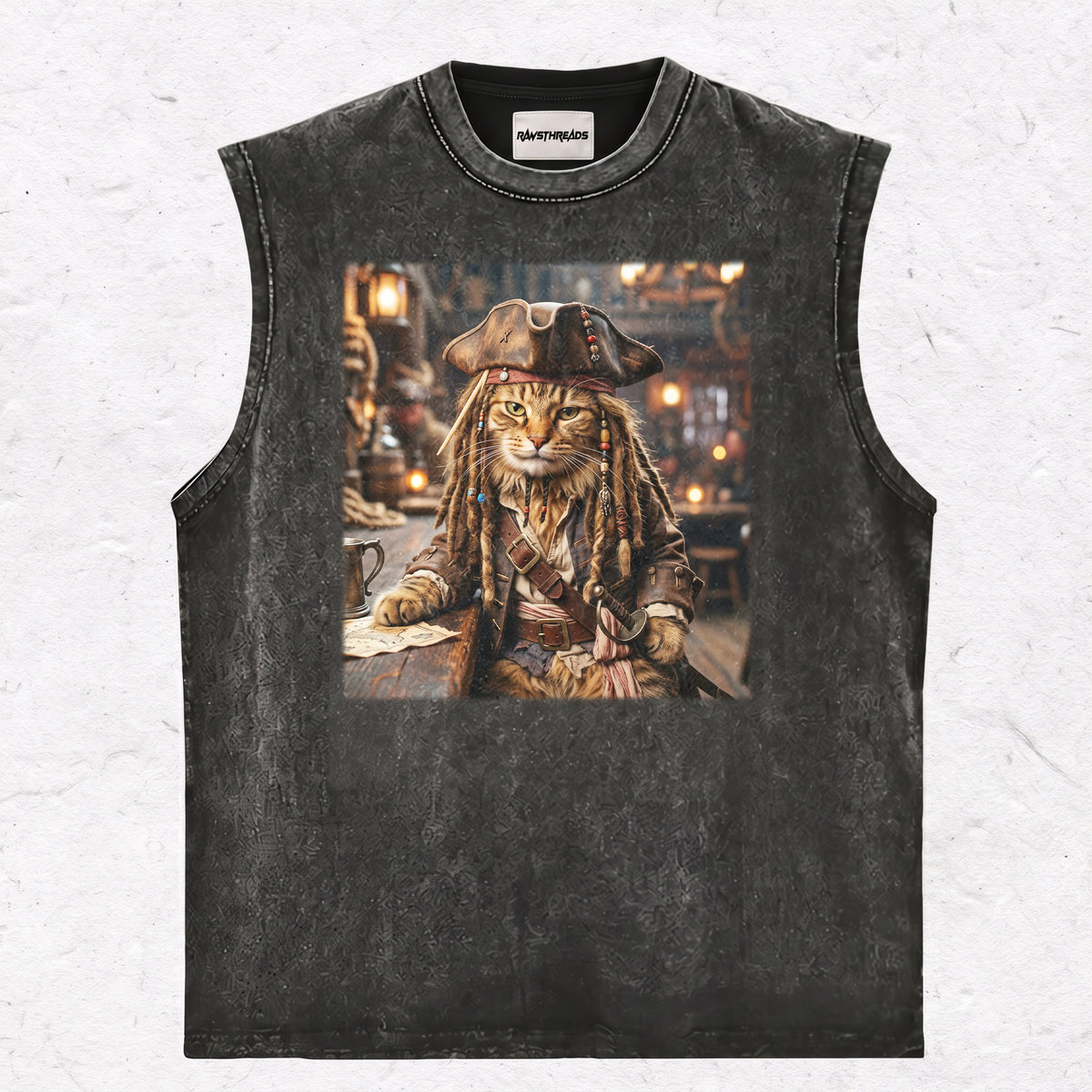 CAPTAIN PIRATE CAT TEE & SWEAT & HOOD
