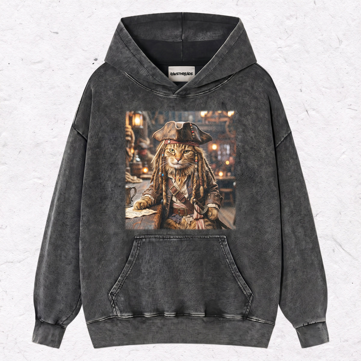 CAPTAIN PIRATE CAT TEE & SWEAT & HOOD