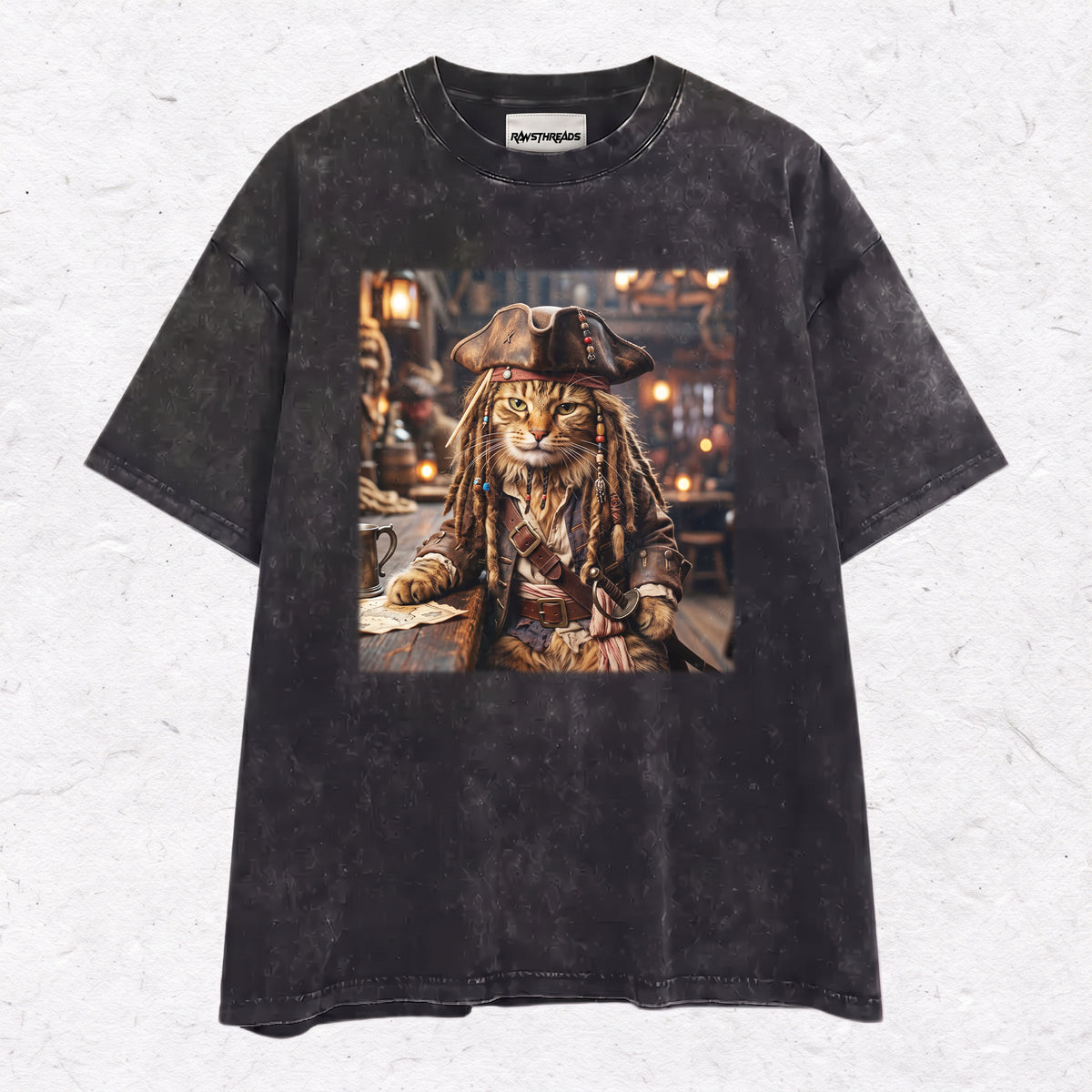 CAPTAIN PIRATE CAT TEE & SWEAT & HOOD