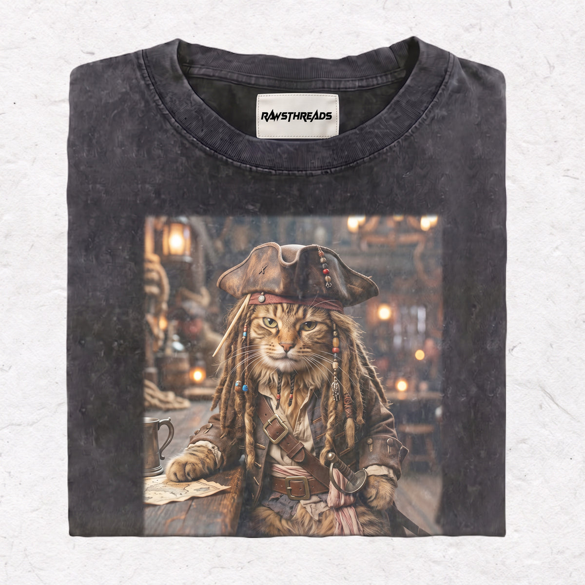 CAPTAIN PIRATE CAT TEE & SWEAT & HOOD