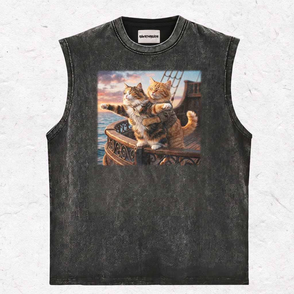 TITANIC STYLE CATS TEE & SWEAT & HOOD