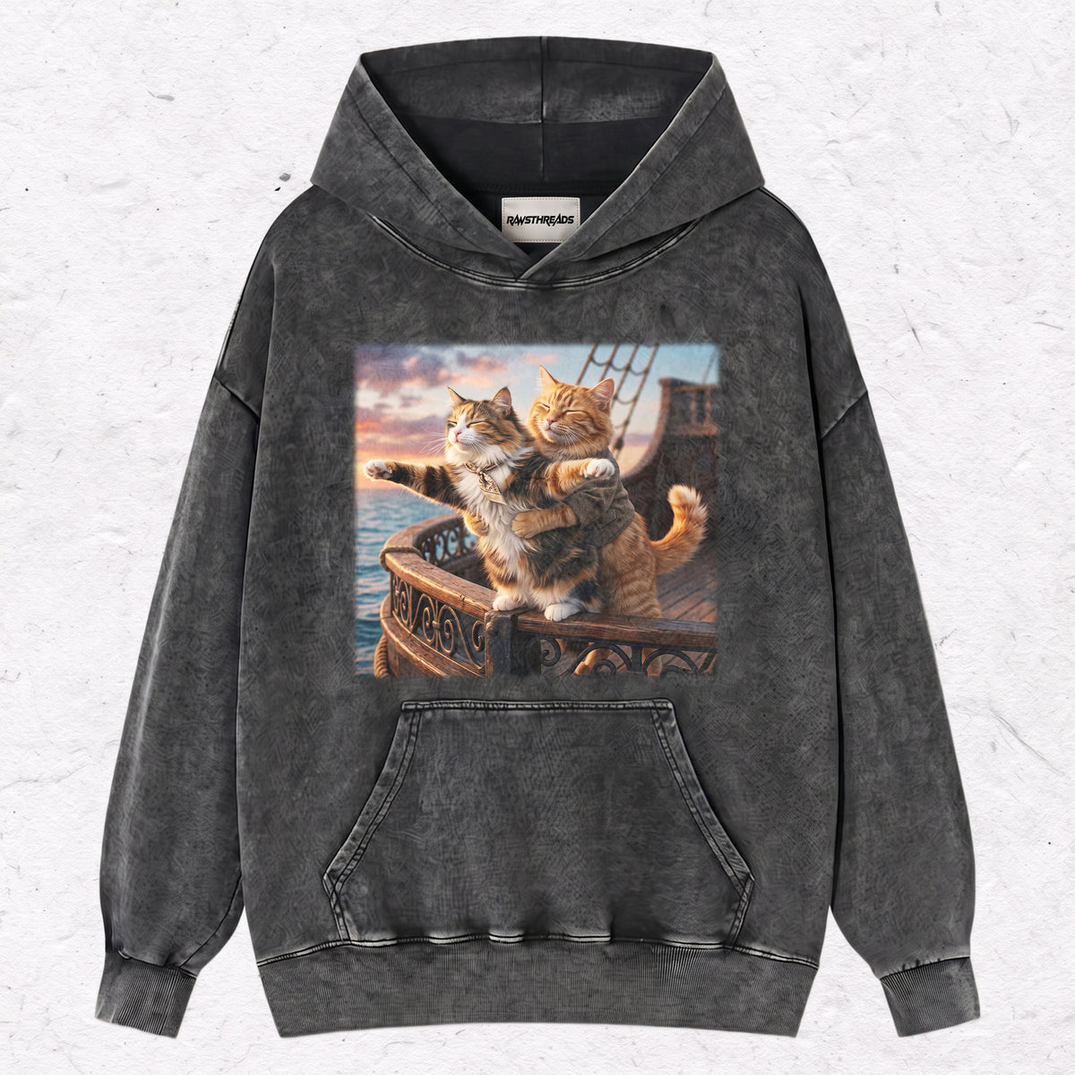 TITANIC STYLE CATS TEE & SWEAT & HOOD