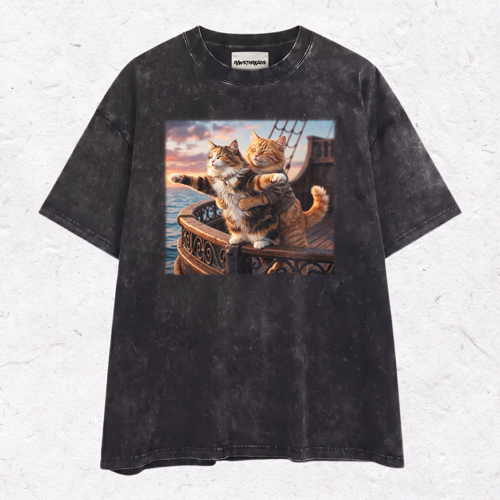 TITANIC STYLE CATS TEE & SWEAT & HOOD