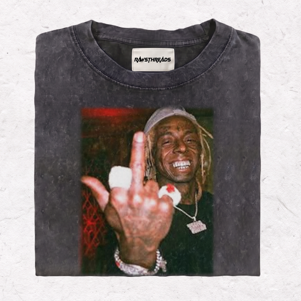 LIL WAYNE V2 MIDDLE FINGER TEE & SWEAT & HOOD
