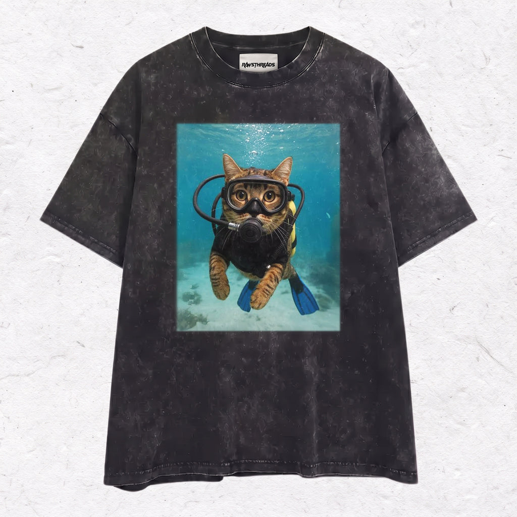 OCEAN EXPLORER FELINE TEE & SWEAT & HOOD