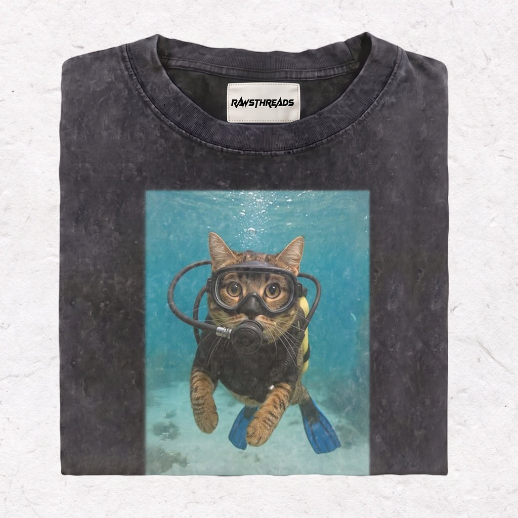 OCEAN EXPLORER FELINE TEE & SWEAT & HOOD